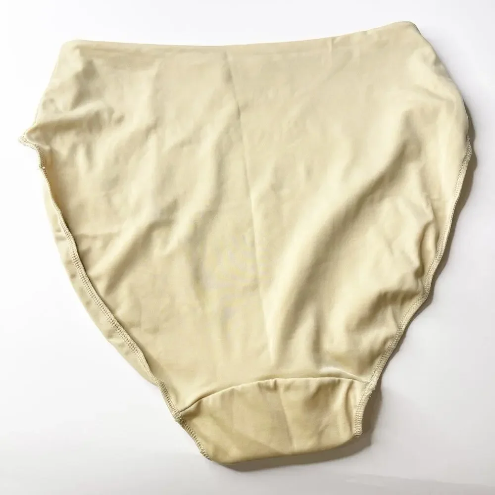 Spanx‎ Size Large High Waist Bikini Panties Nude Full Coverage Bottoms Shapewear